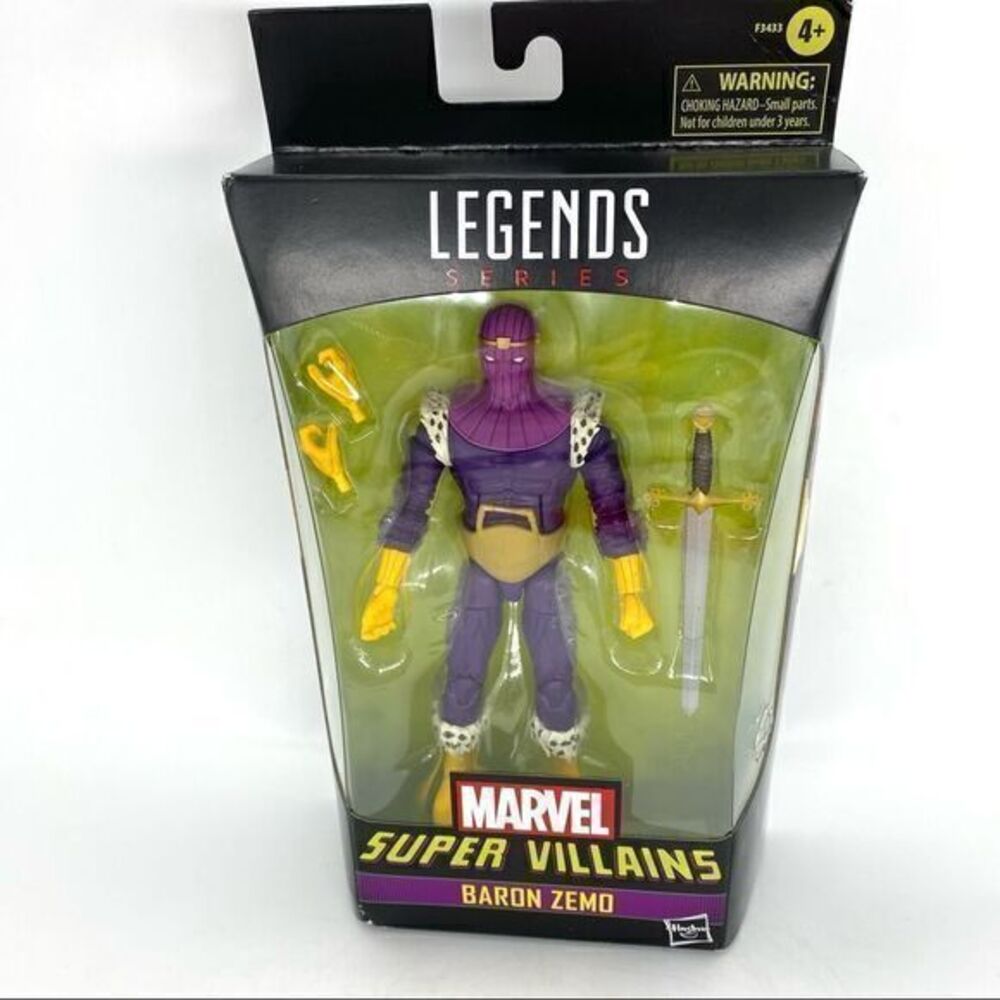 Hasbro Marvel Legends Super Villains Baron Zemo Rare Action Figure